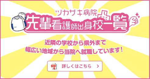 先輩看護師出身校一覧